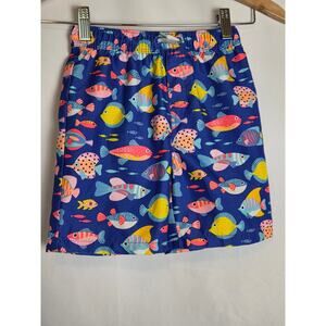 Gymboree Boys Fish Swim Trunks 4T